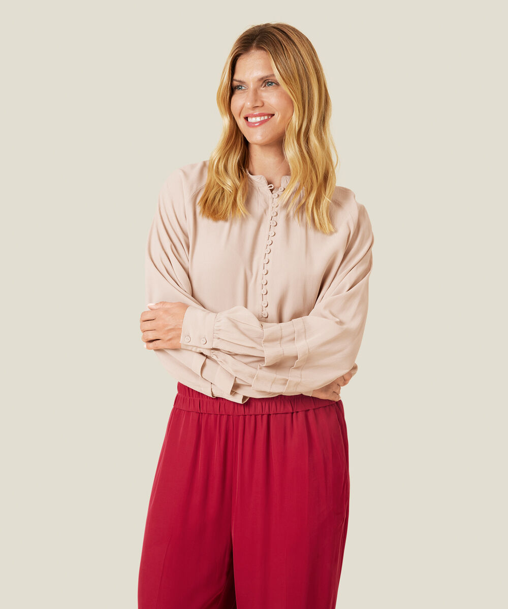 PERLINA TROUSERS, Chilli Pepper