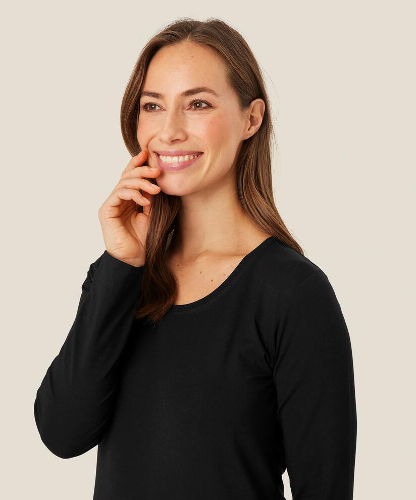 Creama JERSEY Top, Black