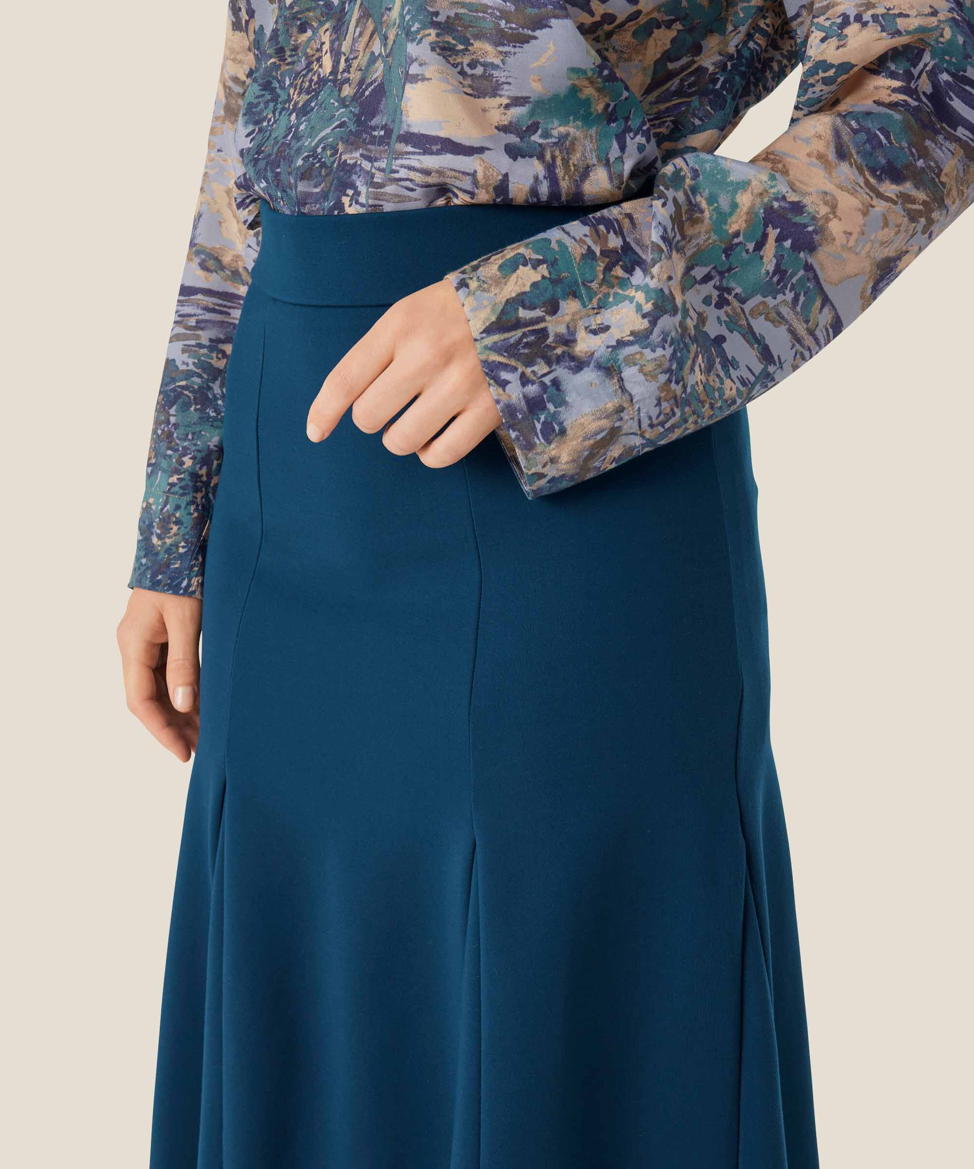 Seung JERSEY Skirt, Moonlit Ocean