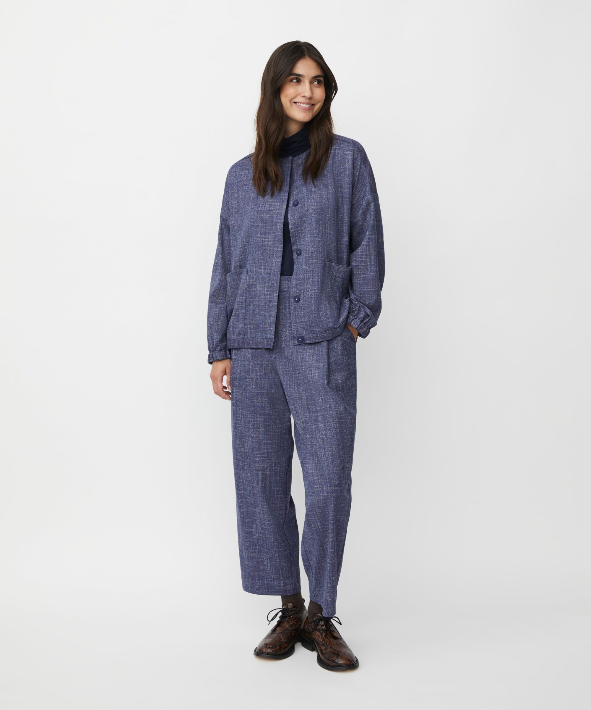 Jettana Jacket, Navy Blazer