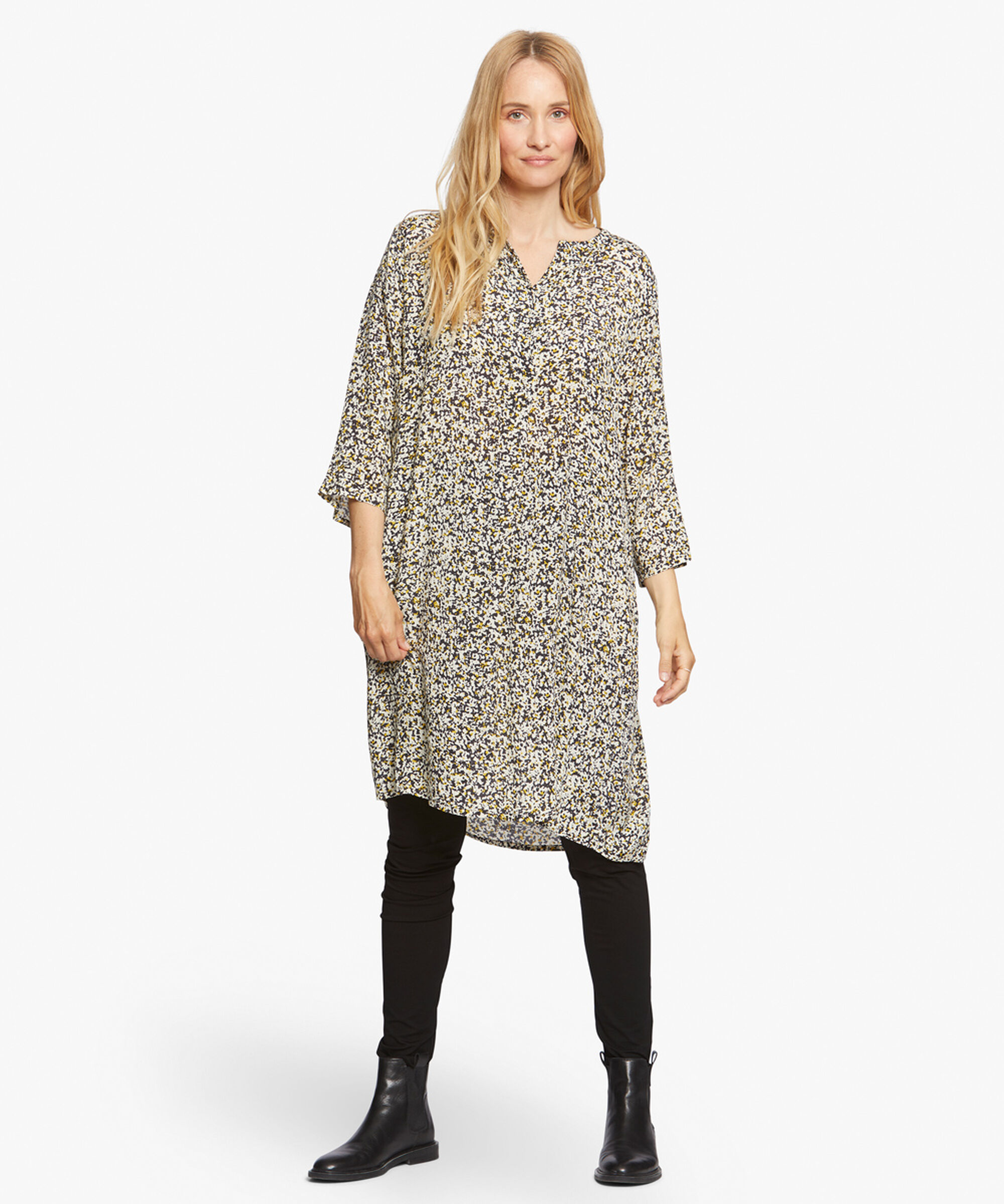 NATALIA DRESS, Oil Yellow